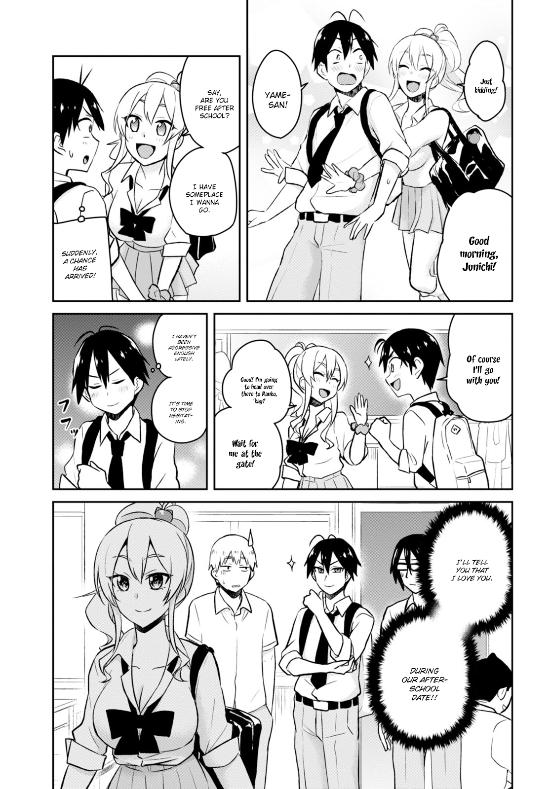 Hajimete no Gal Chapter 32 page 7 - Chapter 32: The First Attack
