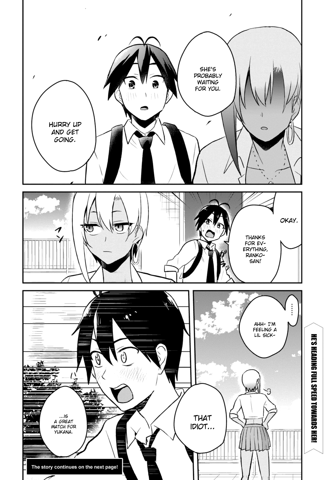 Hajimete no Gal Chapter 36 page 27 - Chapter 36: The First Sudden Change
