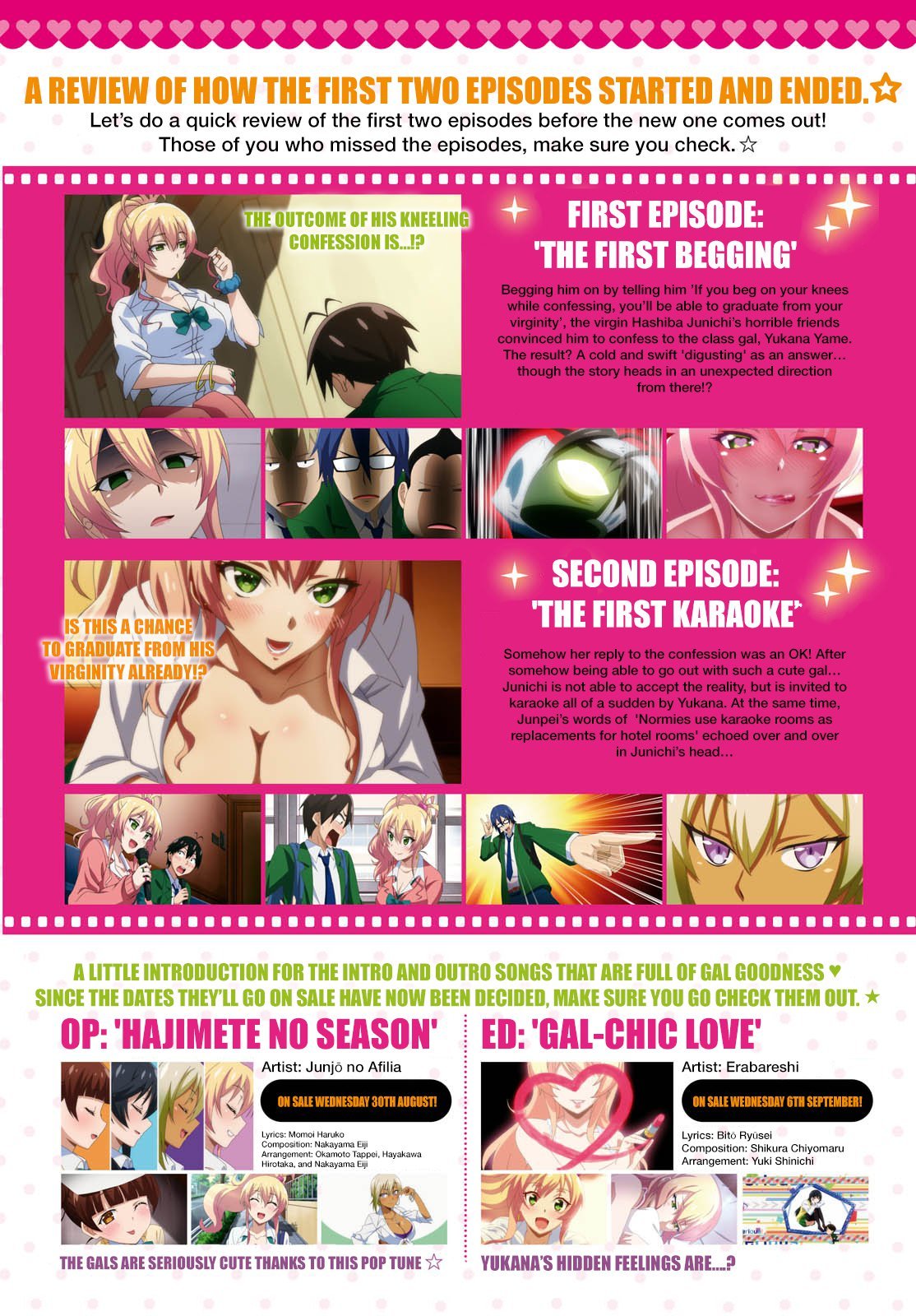 Hajimete no Gal Chapter 38 page 3 - Chapter 38: The First Opinion