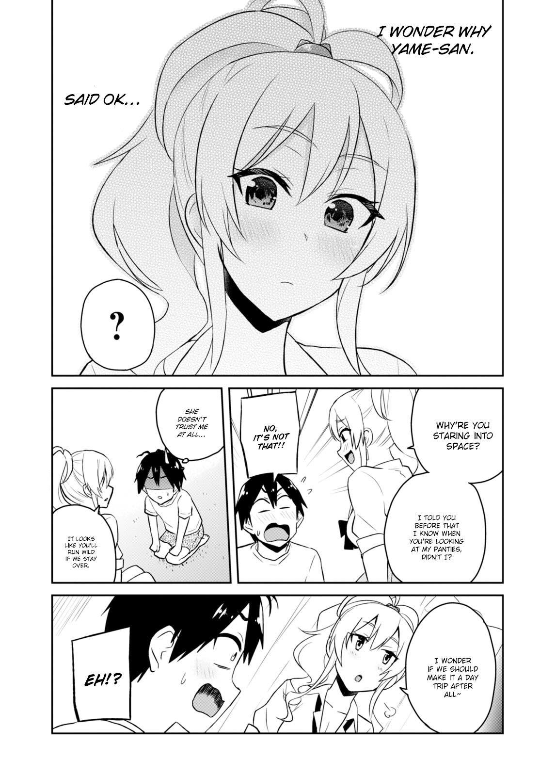 Hajimete no Gal Chapter 39 page 12 - Chapter 39: The First Trip Schedule