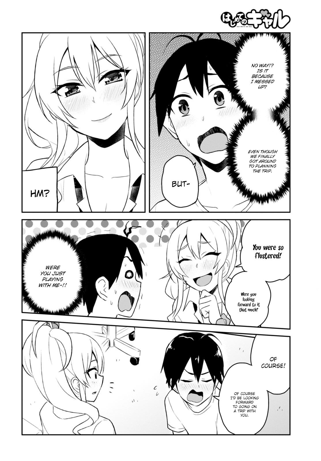 Hajimete no Gal Chapter 39 page 13 - Chapter 39: The First Trip Schedule