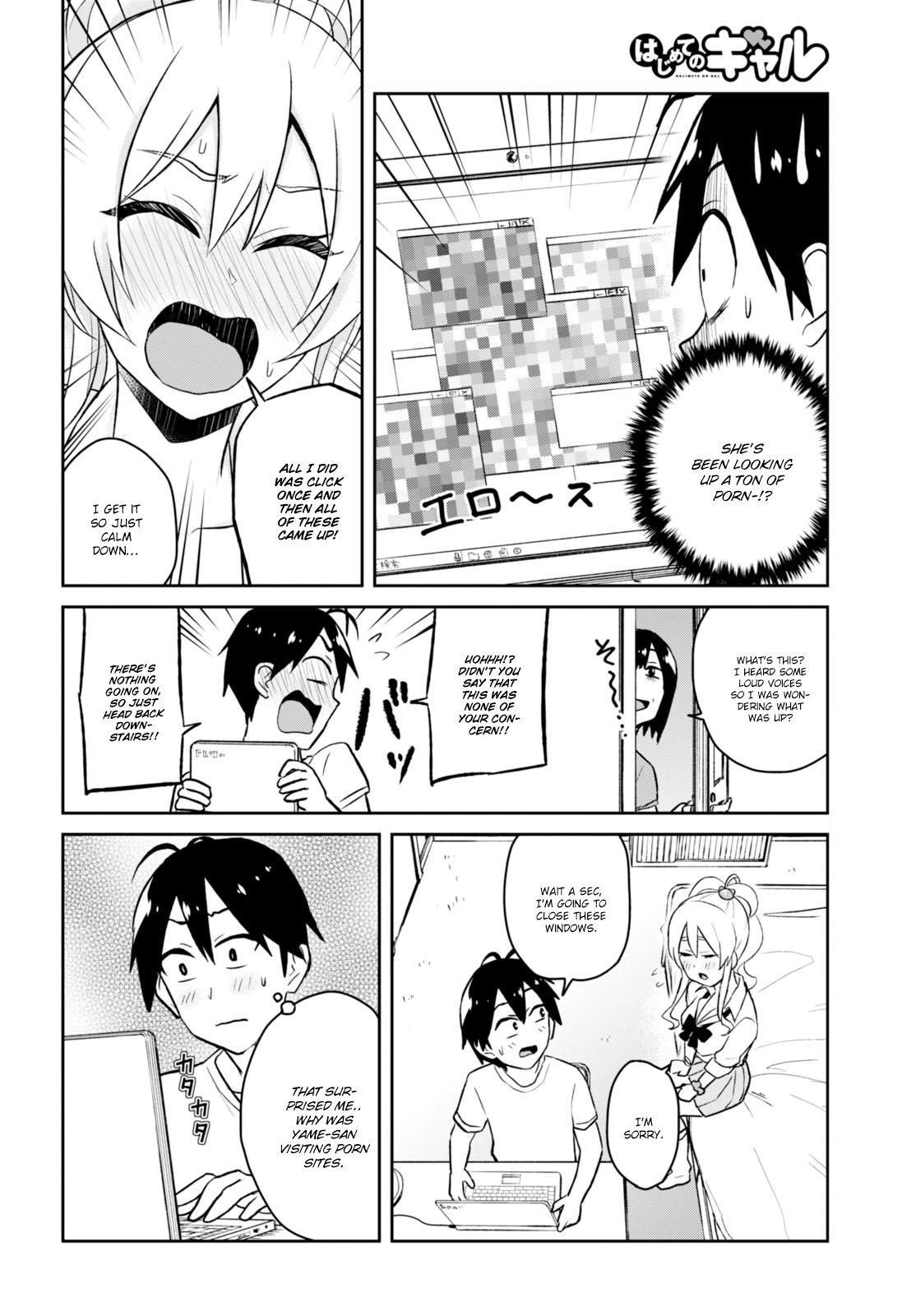 Hajimete no Gal Chapter 39 page 7 - Chapter 39: The First Trip Schedule