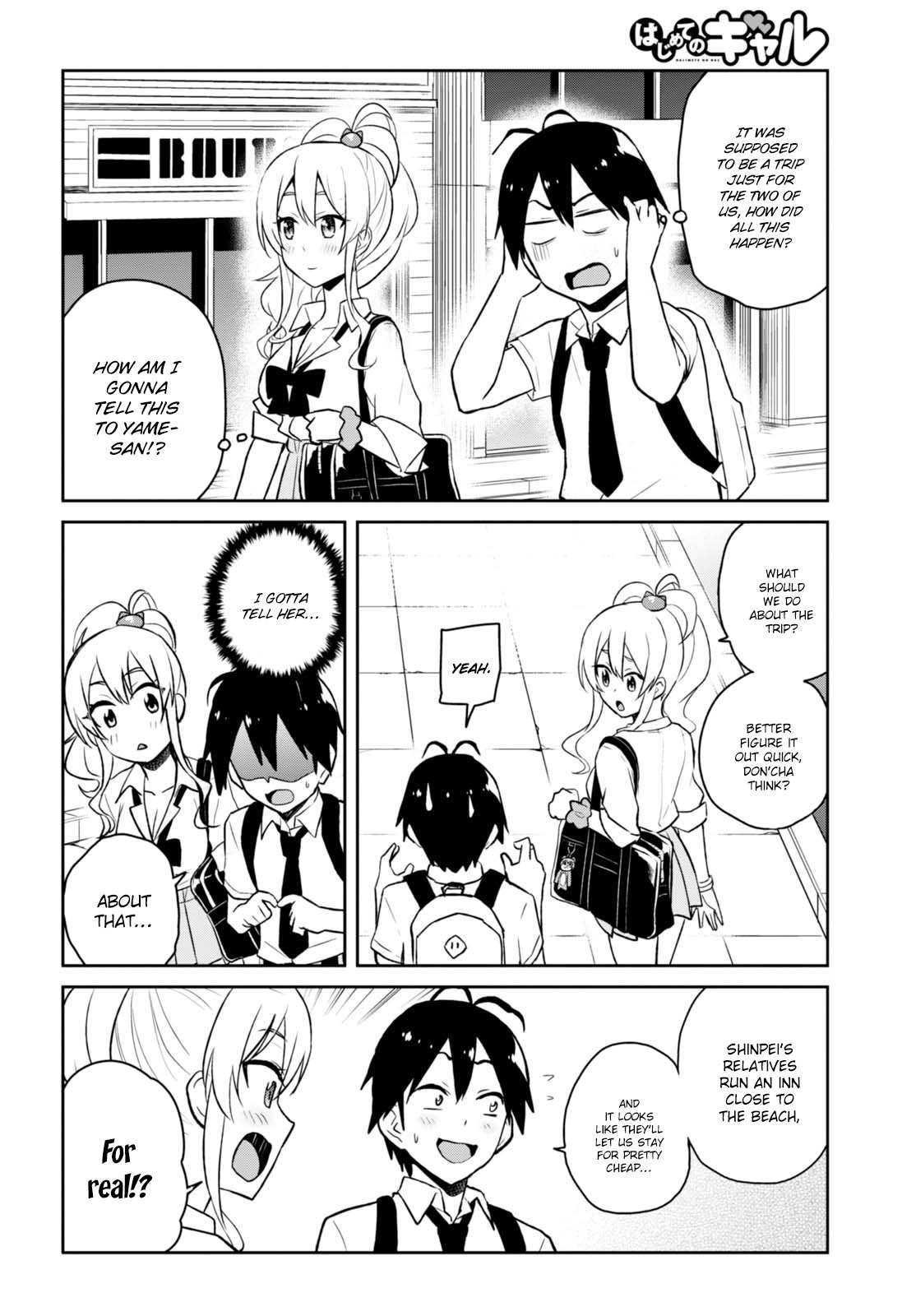 Hajimete no Gal Chapter 40 page 15 - Chapter 40: The First Trip Destination Is Decided
