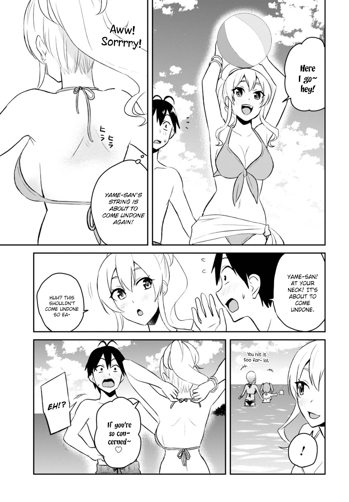 Hajimete no Gal Chapter 43 page 10 - Chapter 43: The First Beach