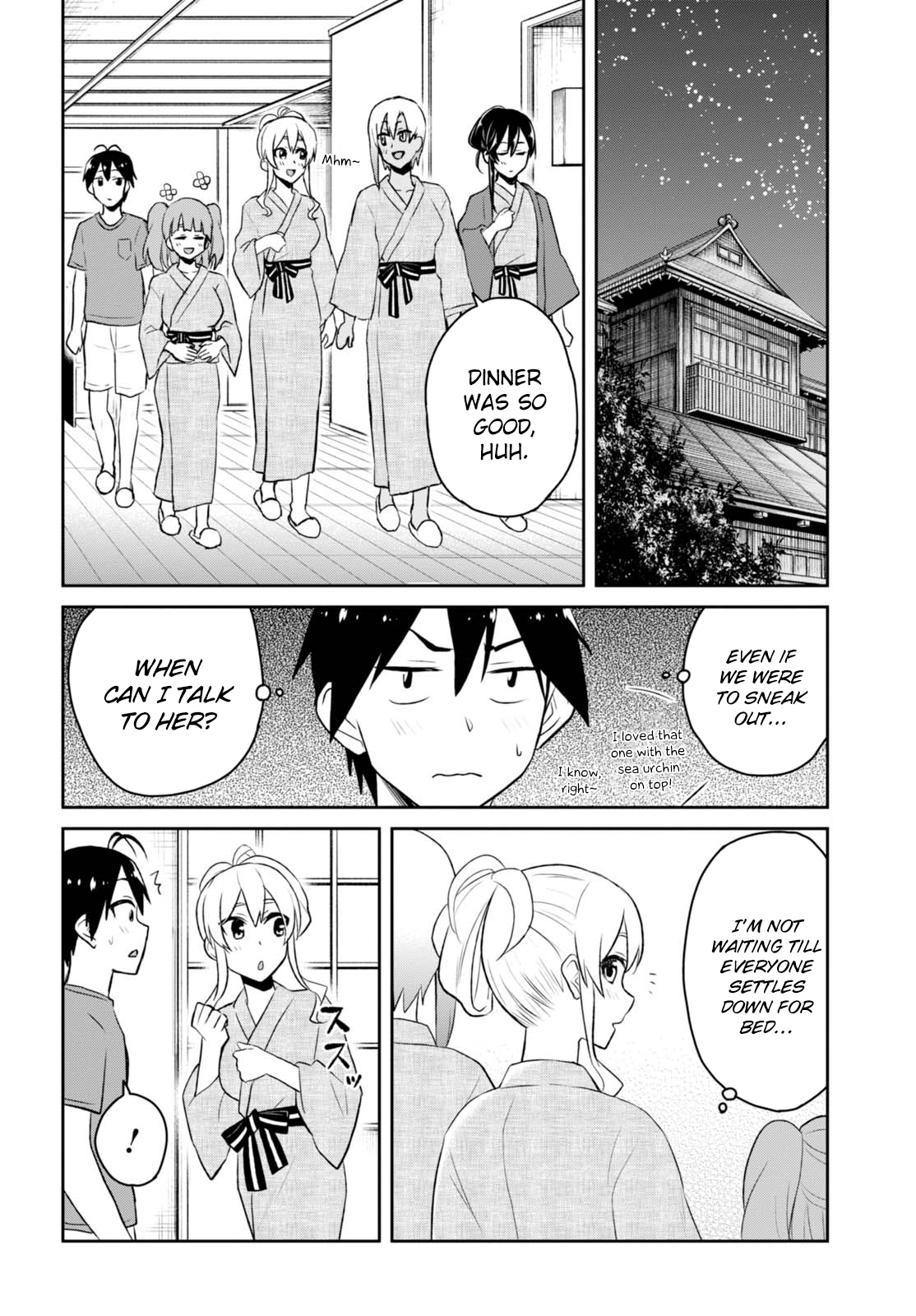 Hajimete no Gal Chapter 45 page 14 - Chapter 45: The First Lodgings