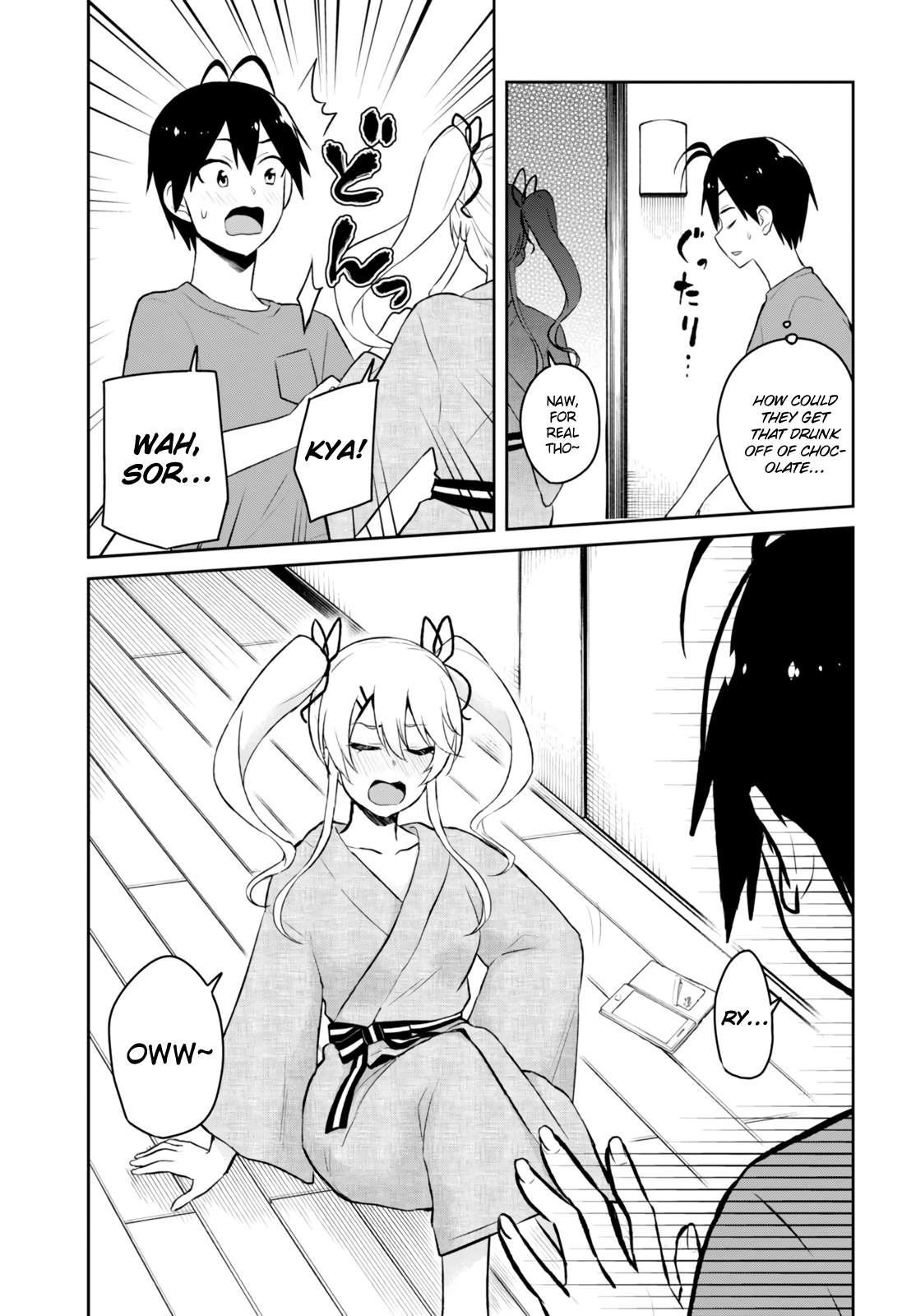Hajimete no Gal Chapter 46 page 11 - Chapter 46: The First Time Drunks