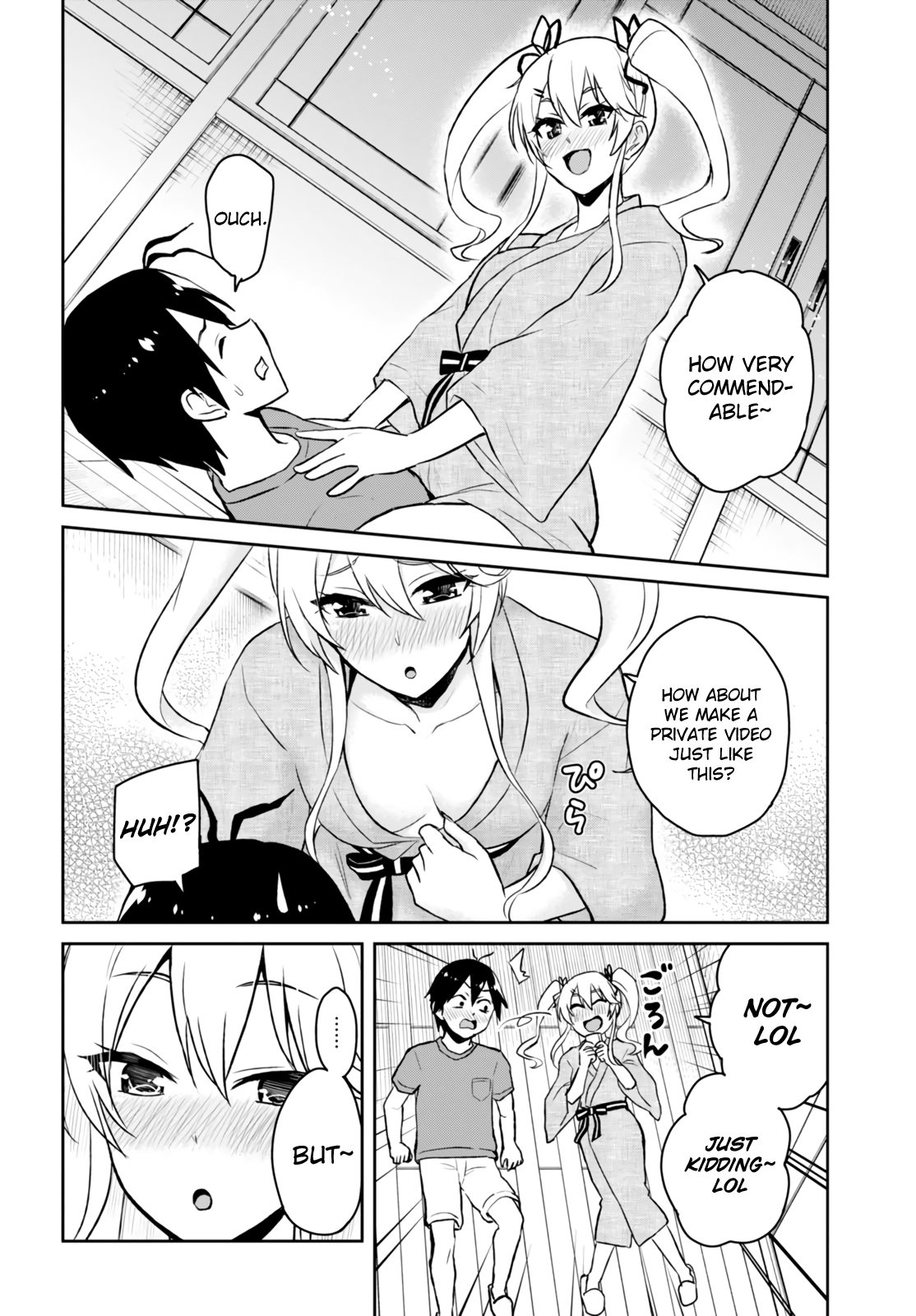 Hajimete no Gal Chapter 46 page 14 - Chapter 46: The First Time Drunks