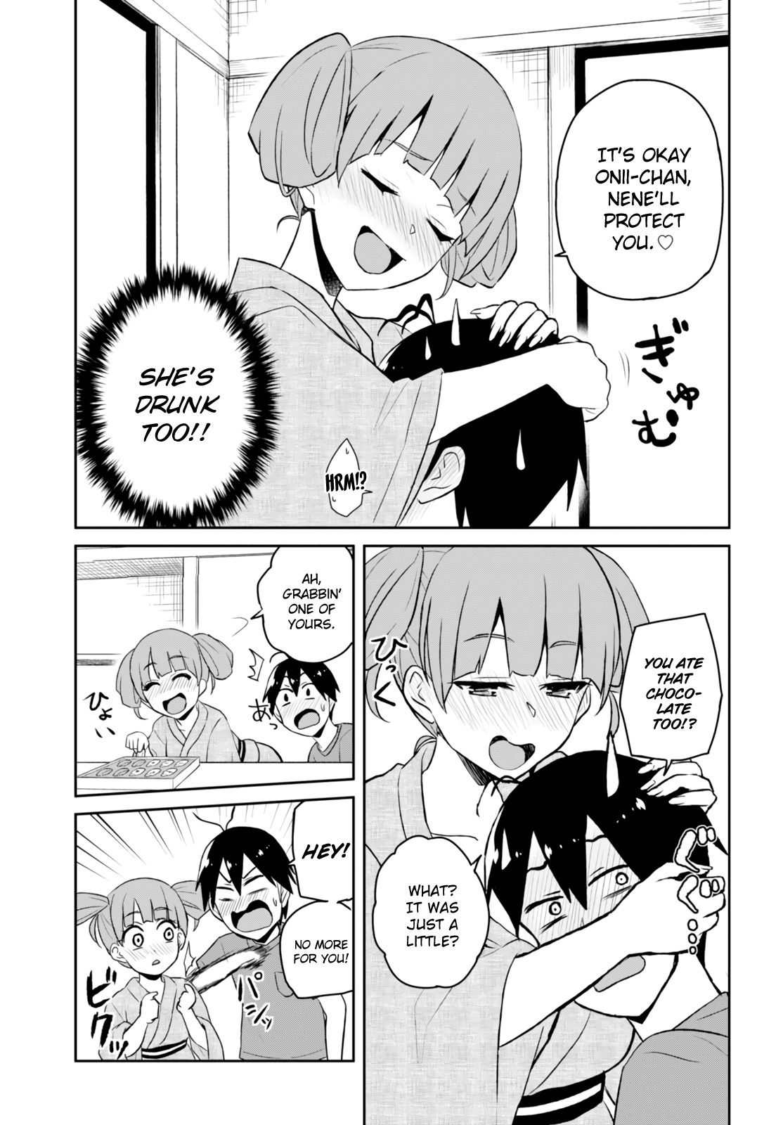 Hajimete no Gal Chapter 46 page 9 - Chapter 46: The First Time Drunks