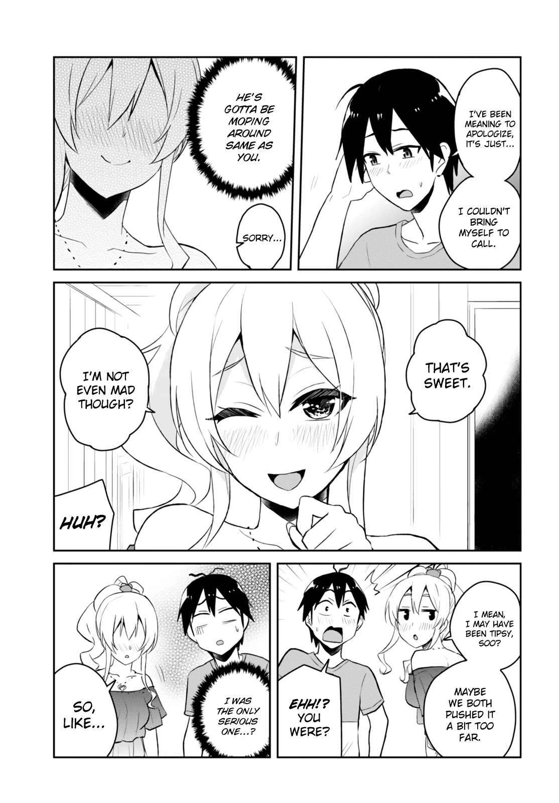 Hajimete no Gal Chapter 49 page 10 - Chapter 49: The First Low Spirits