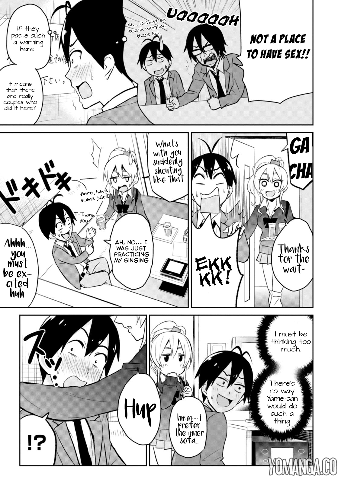 Hajimete no Gal Chapter 6 page 8 - Chapter 6: My First Karaoke