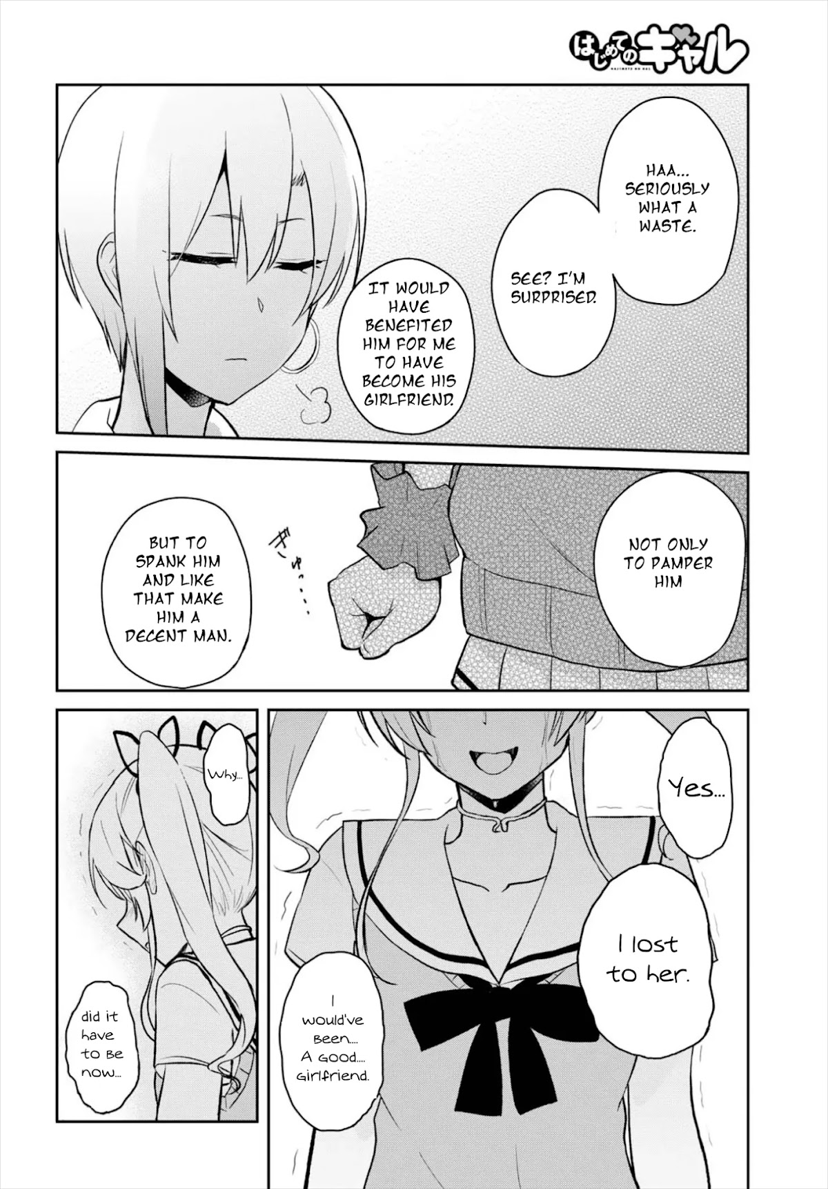 Hajimete no Gal Chapter 61 page 10 - Chapter 61: The First Regret