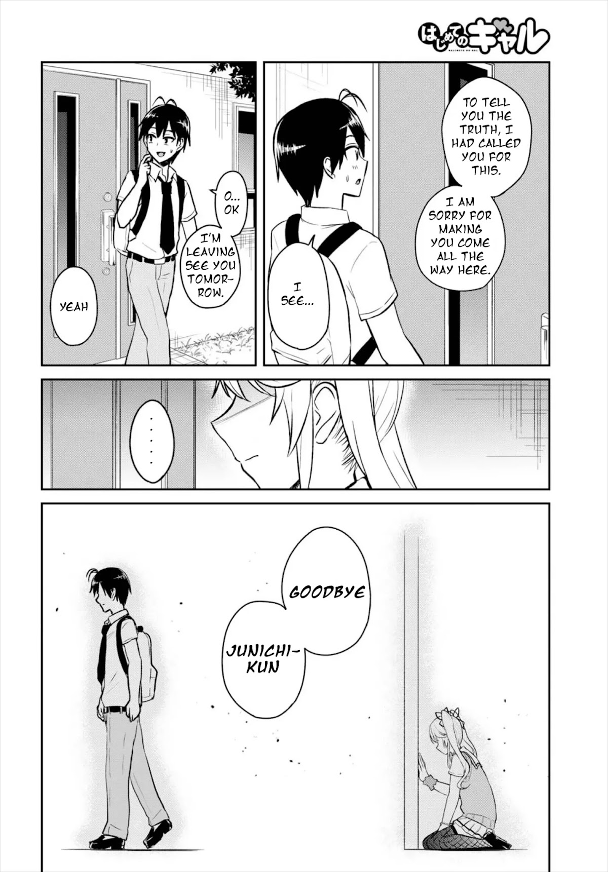 Hajimete no Gal Chapter 61 page 6 - Chapter 61: The First Regret