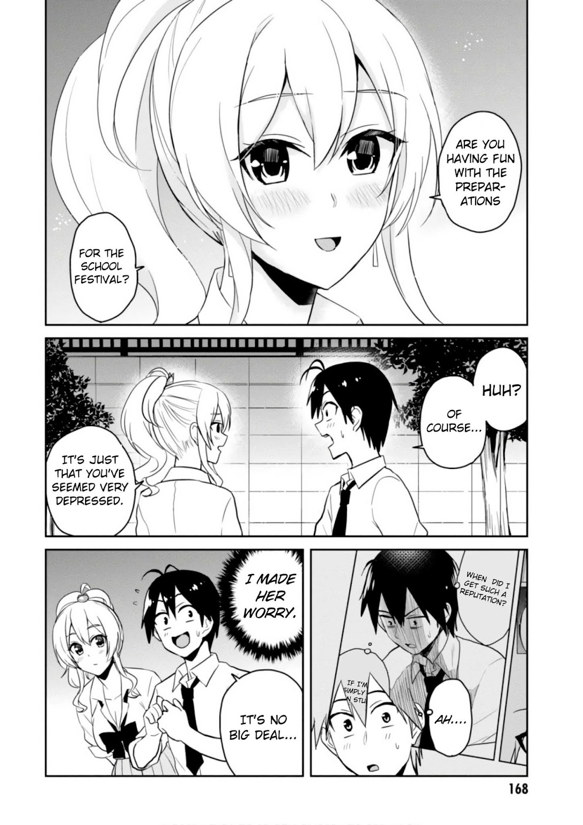 Hajimete no Gal Chapter 67 page 13 - Chapter 67: The First Preparations for the Culture Festival