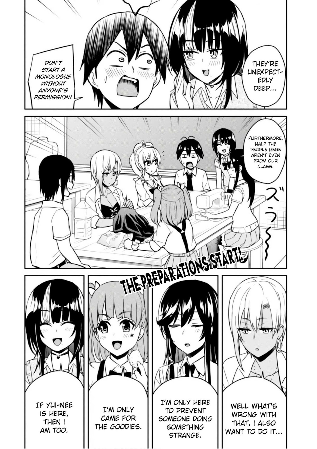 Hajimete no Gal Chapter 67 page 3 - Chapter 67: The First Preparations for the Culture Festival