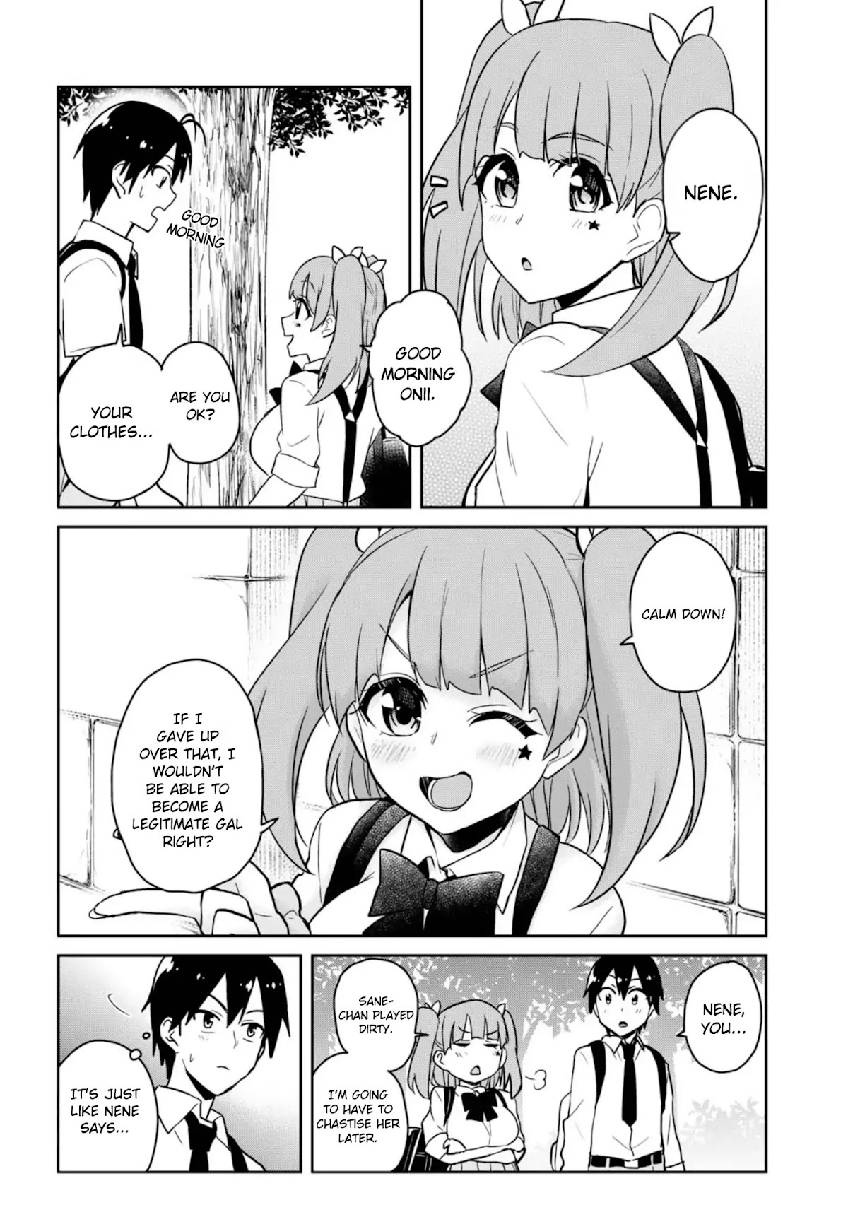 Hajimete no Gal Chapter 69 page 4 - Chapter 69: The First Correction