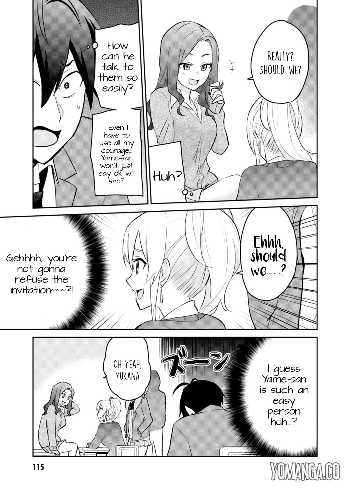 Hajimete no Gal Chapter 7 page 12 - Chapter 7: The First Invitation