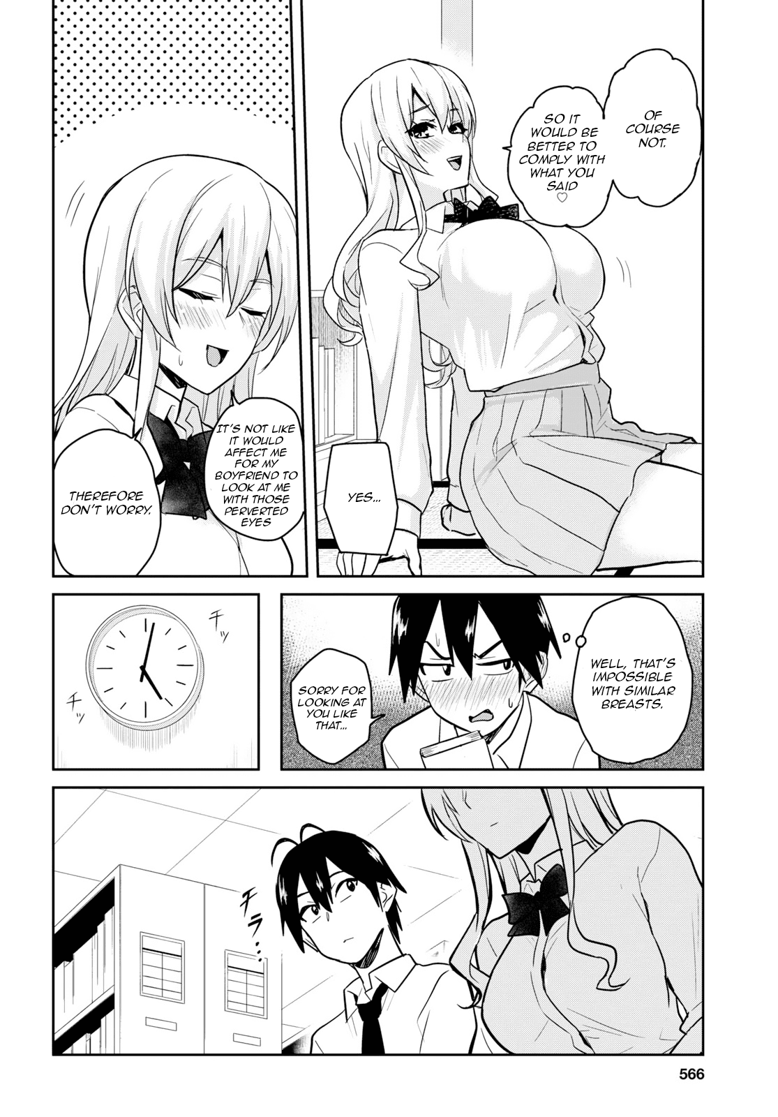 Hajimete no Gal Chapter 70 page 12 - Chapter 70: The First Time in a Library