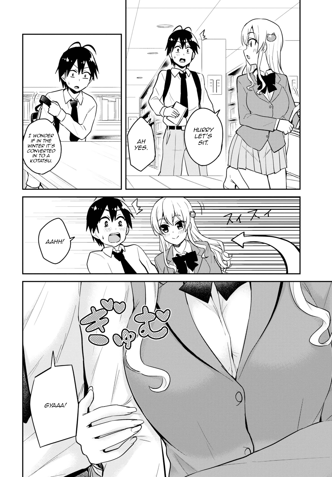 Hajimete no Gal Chapter 70 page 8 - Chapter 70: The First Time in a Library