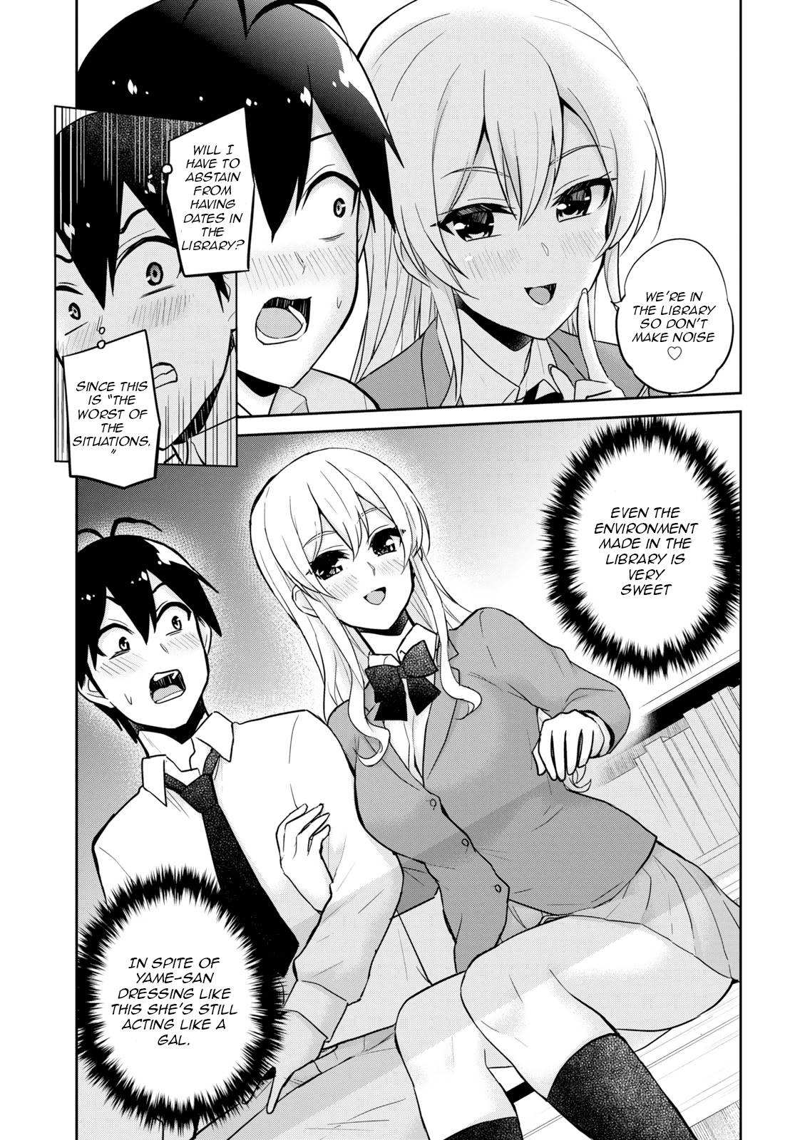 Hajimete no Gal Chapter 70 page 9 - Chapter 70: The First Time in a Library