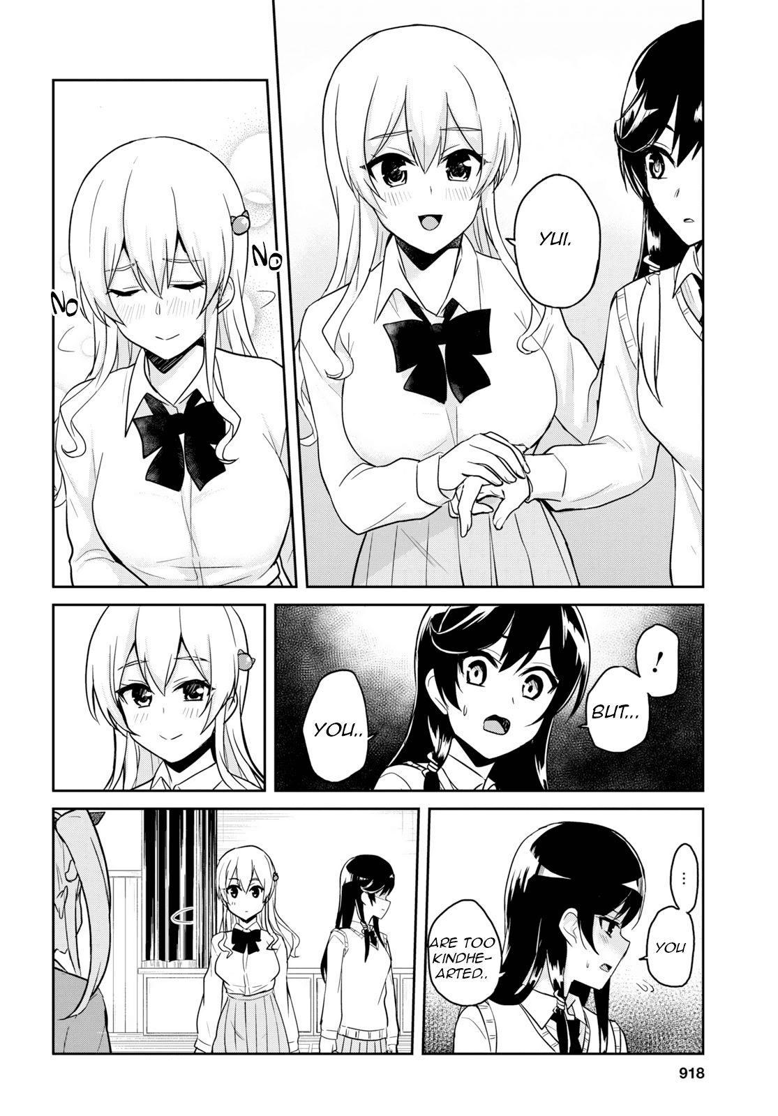 Hajimete no Gal Chapter 71 page 18 - Chapter 71: The First Clothing