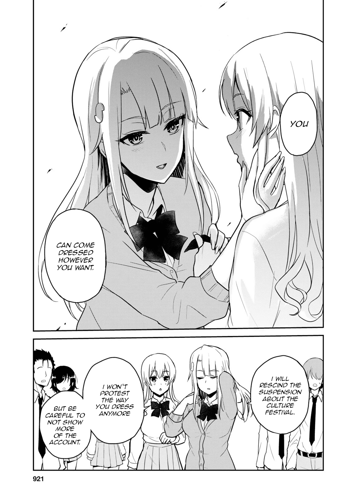 Hajimete no Gal Chapter 71 page 21 - Chapter 71: The First Clothing
