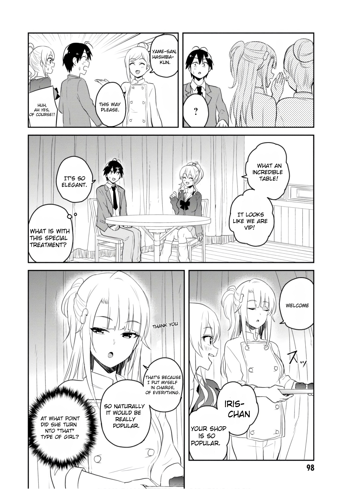Hajimete no Gal Chapter 73 page 7 - Chapter 73: The First Request