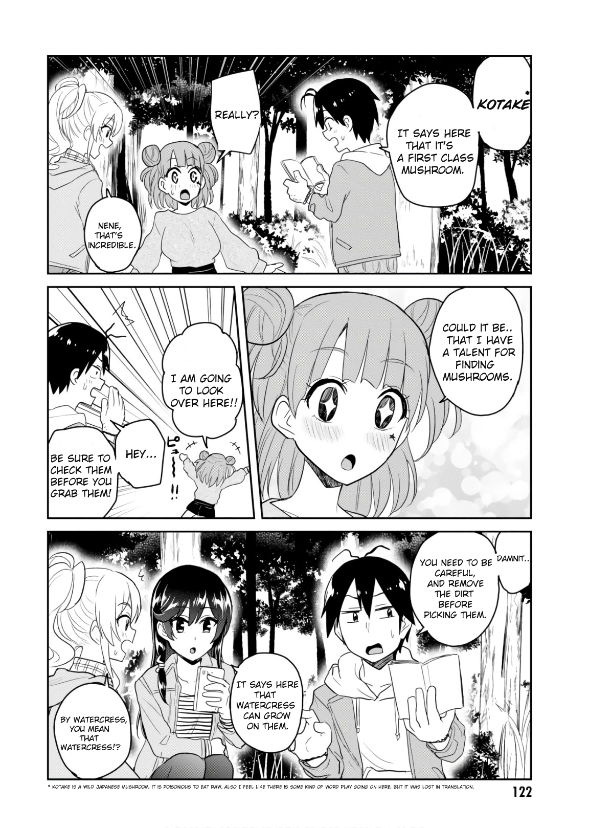 Hajimete no Gal Chapter 74 page 11 - Chapter 74: The First Camping Trip
