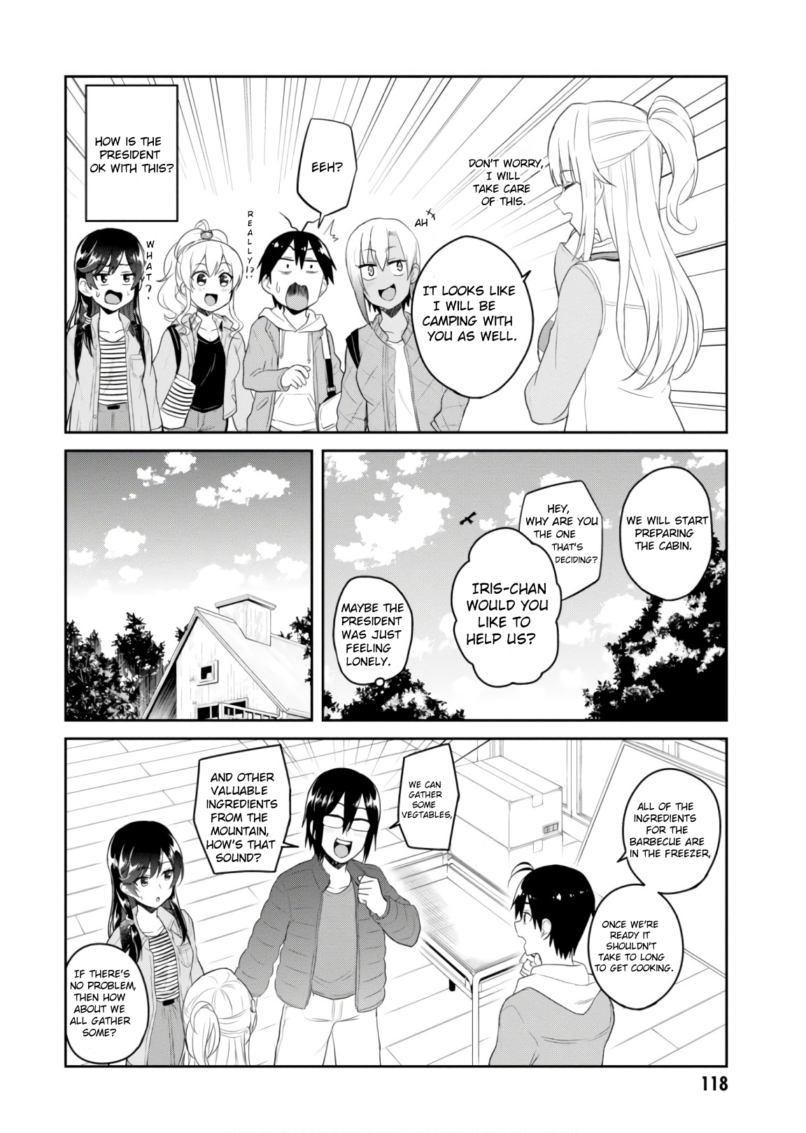 Hajimete no Gal Chapter 74 page 7 - Chapter 74: The First Camping Trip