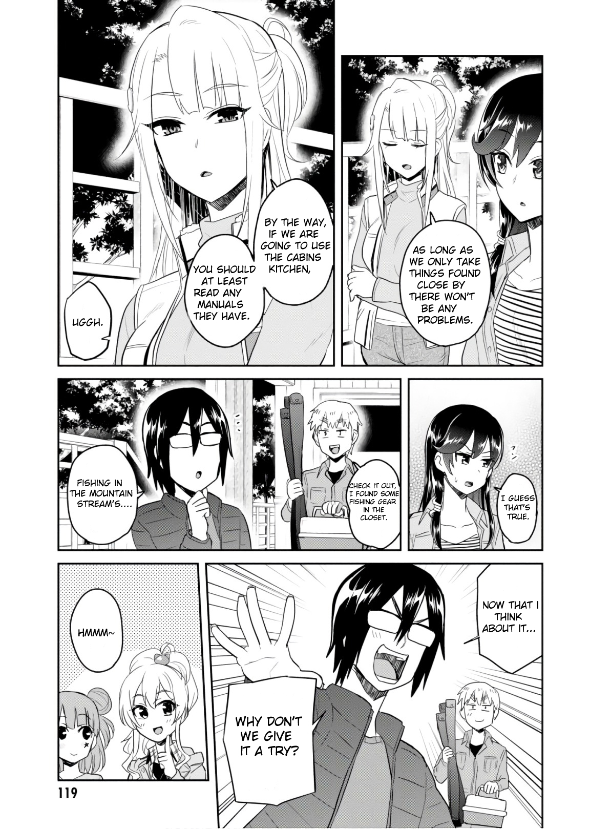 Hajimete no Gal Chapter 74 page 8 - Chapter 74: The First Camping Trip