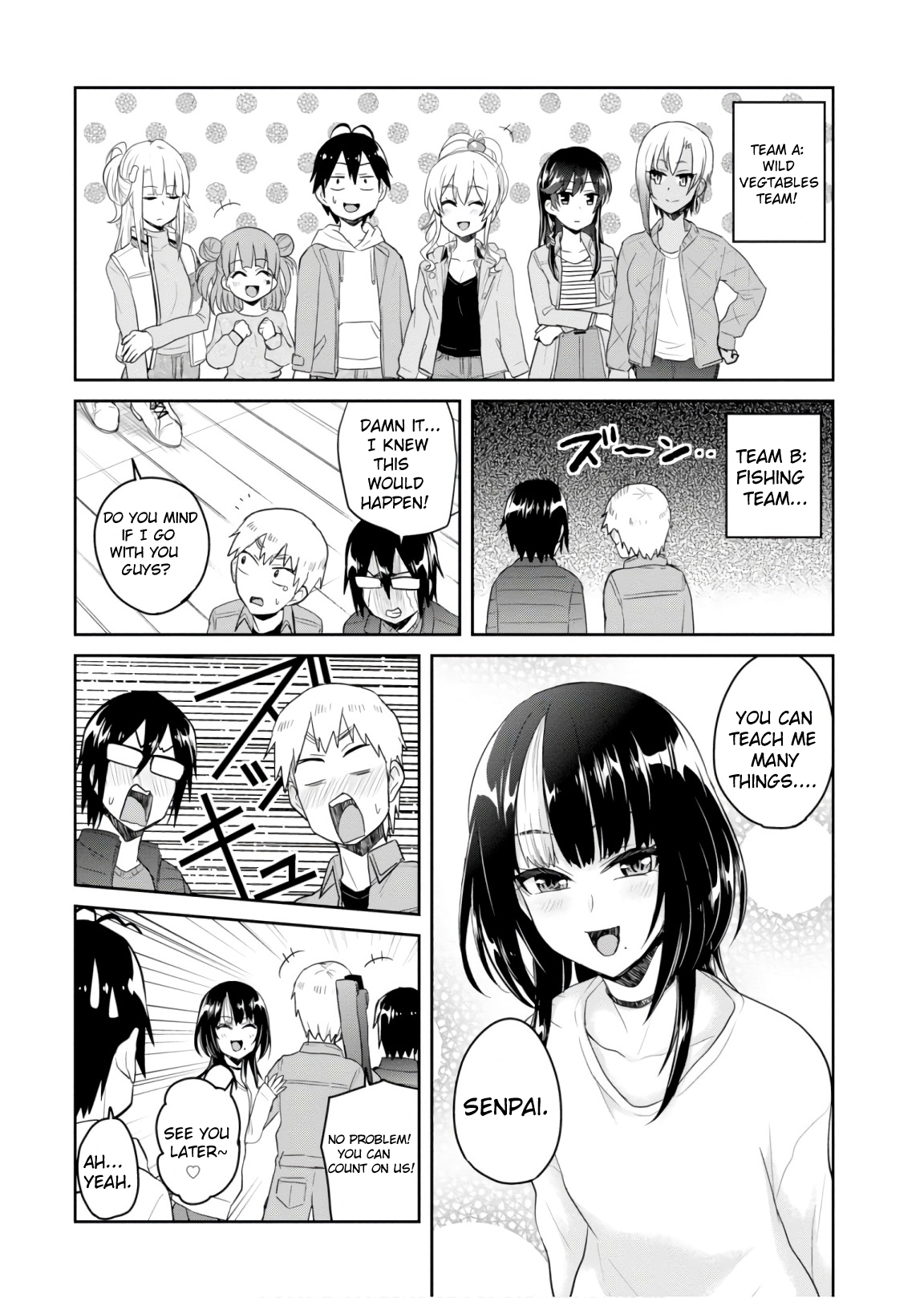Hajimete no Gal Chapter 74 page 9 - Chapter 74: The First Camping Trip