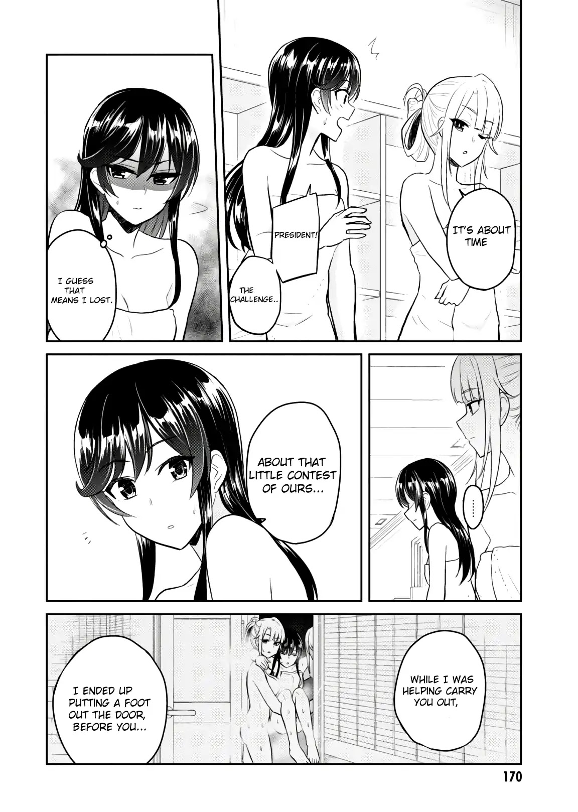 Hajimete no Gal Chapter 77 page 11 - Chapter 77: The First Fight in a Sauna