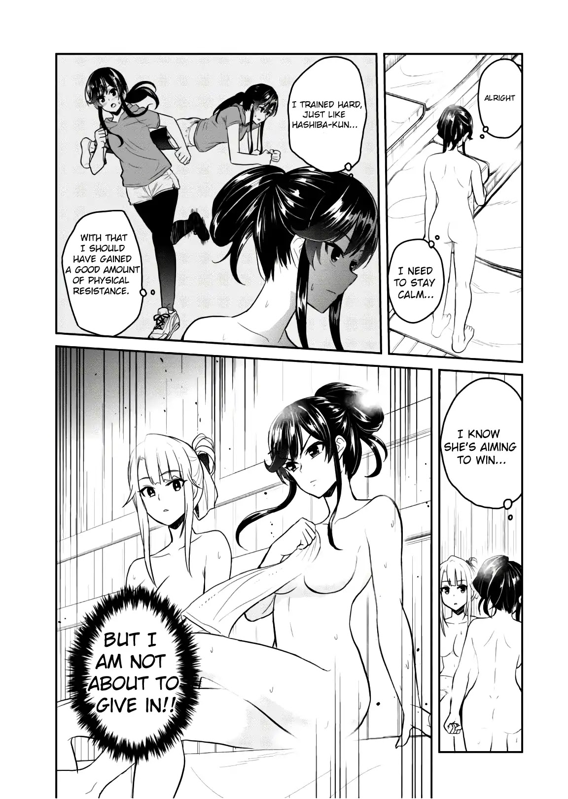 Hajimete no Gal Chapter 77 page 4 - Chapter 77: The First Fight in a Sauna