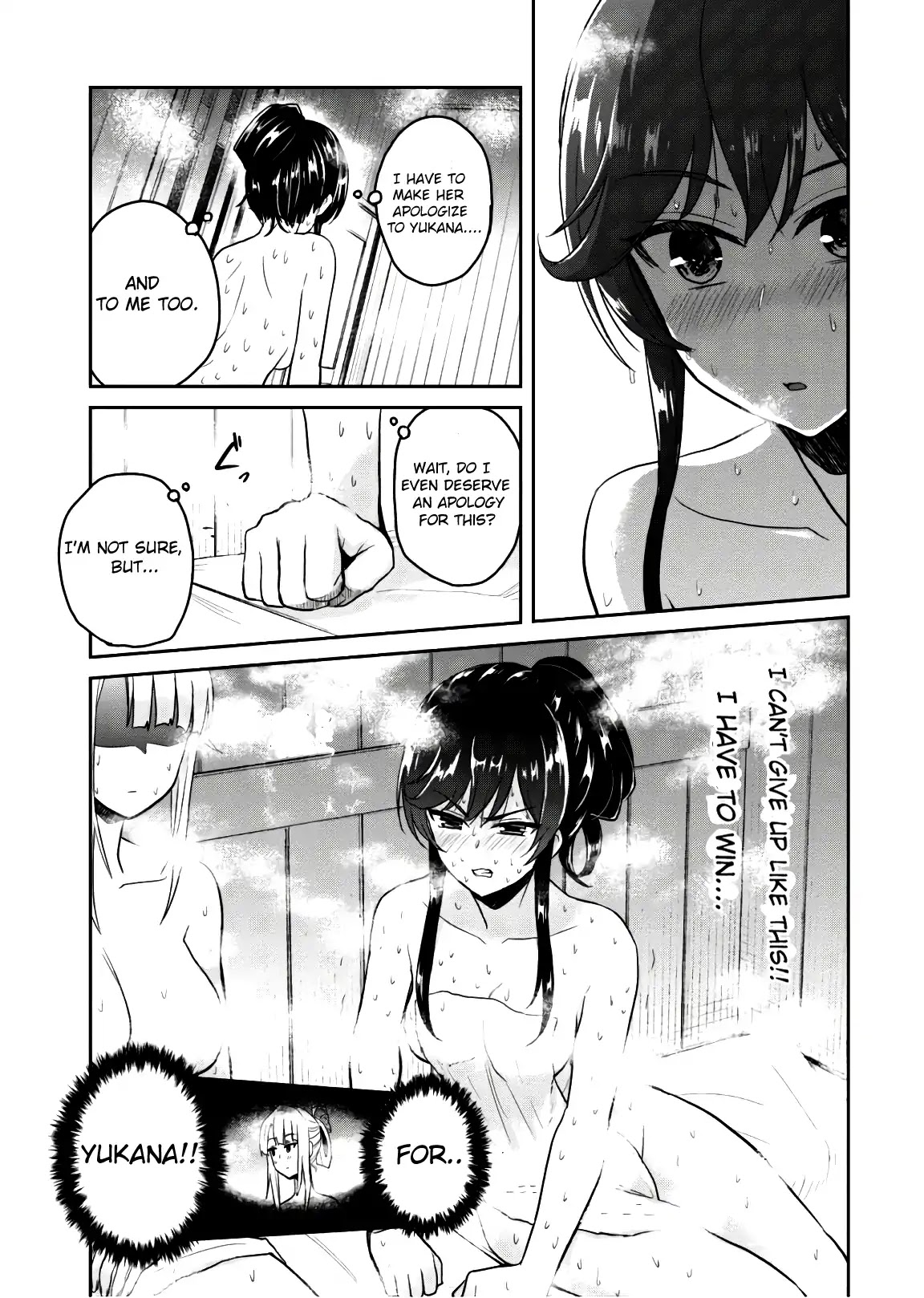 Hajimete no Gal Chapter 77 page 8 - Chapter 77: The First Fight in a Sauna