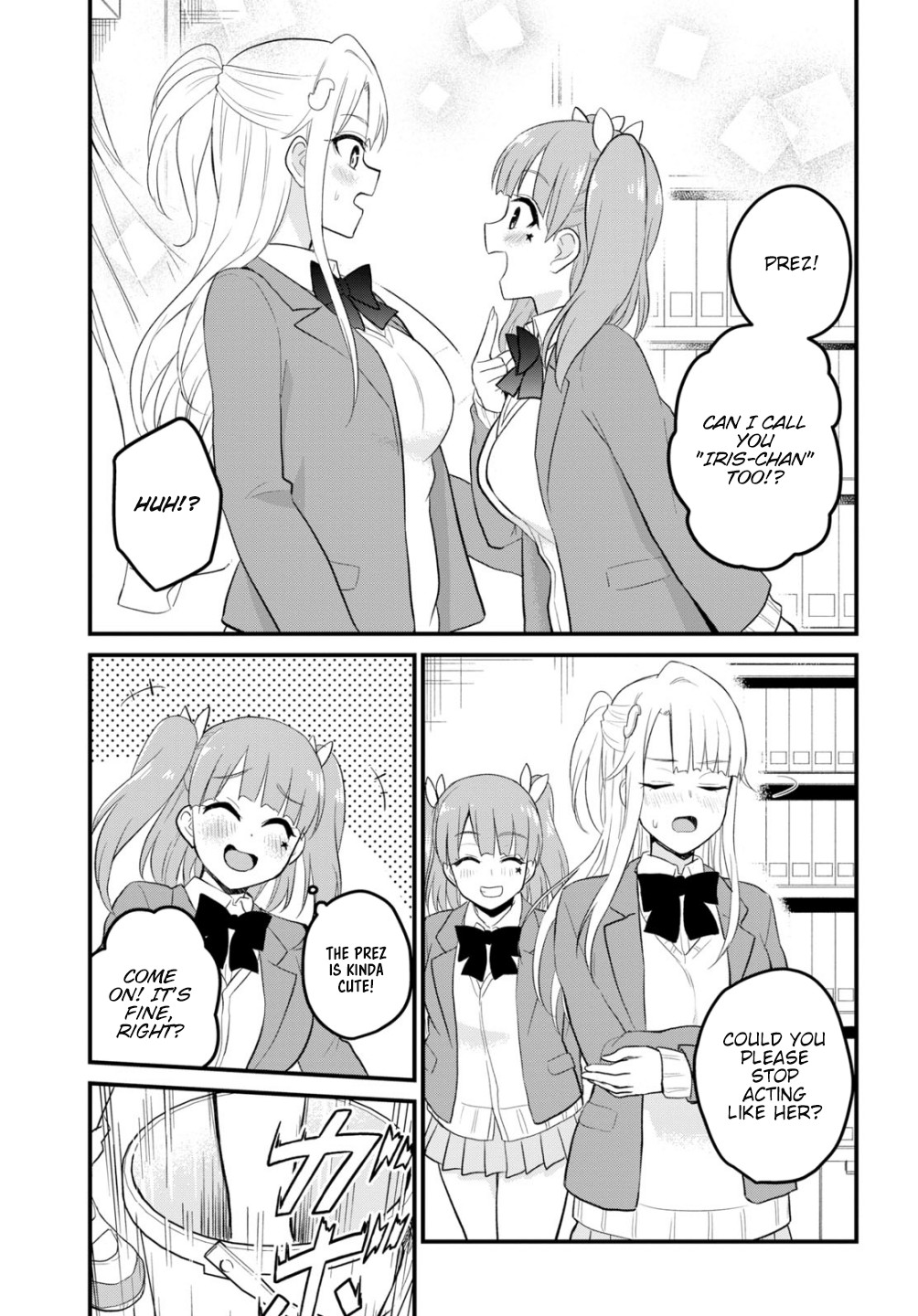 Hajimete no Gal Chapter 85 page 16 - Chapter 85: First Student Council Visit