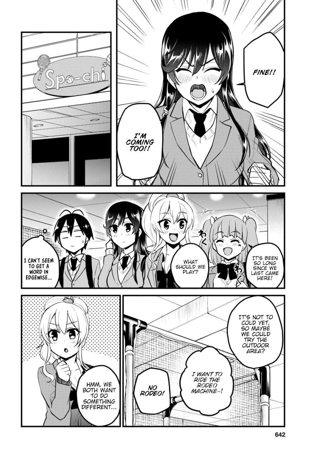Hajimete no Gal Chapter 86 page 7 - Chapter 86: The First Poing Poing