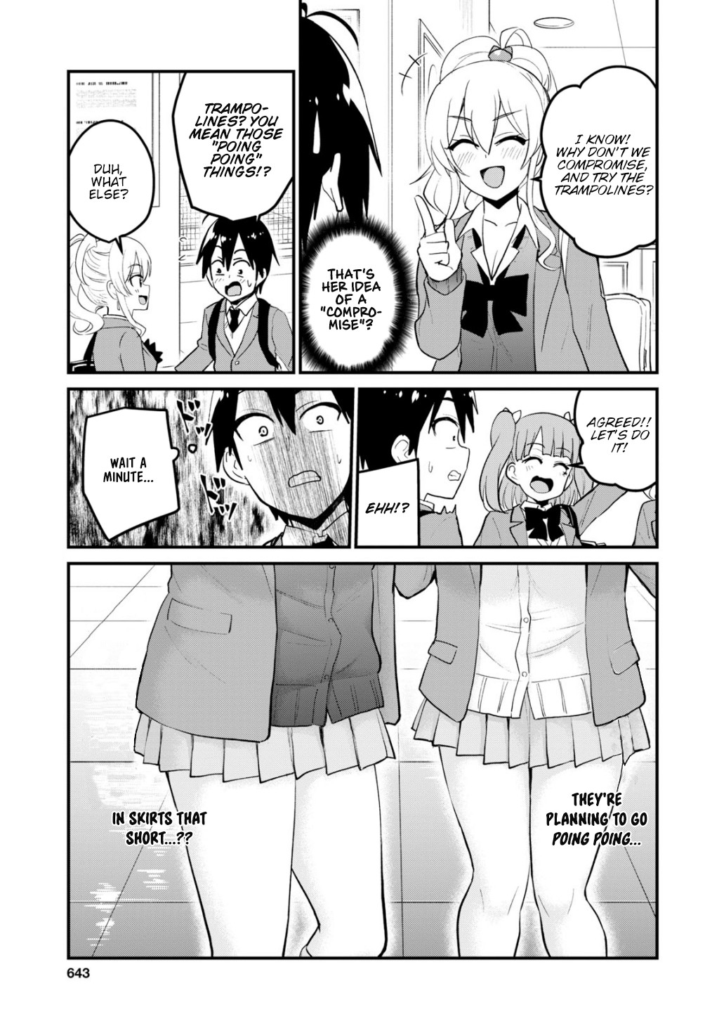 Hajimete no Gal Chapter 86 page 8 - Chapter 86: The First Poing Poing