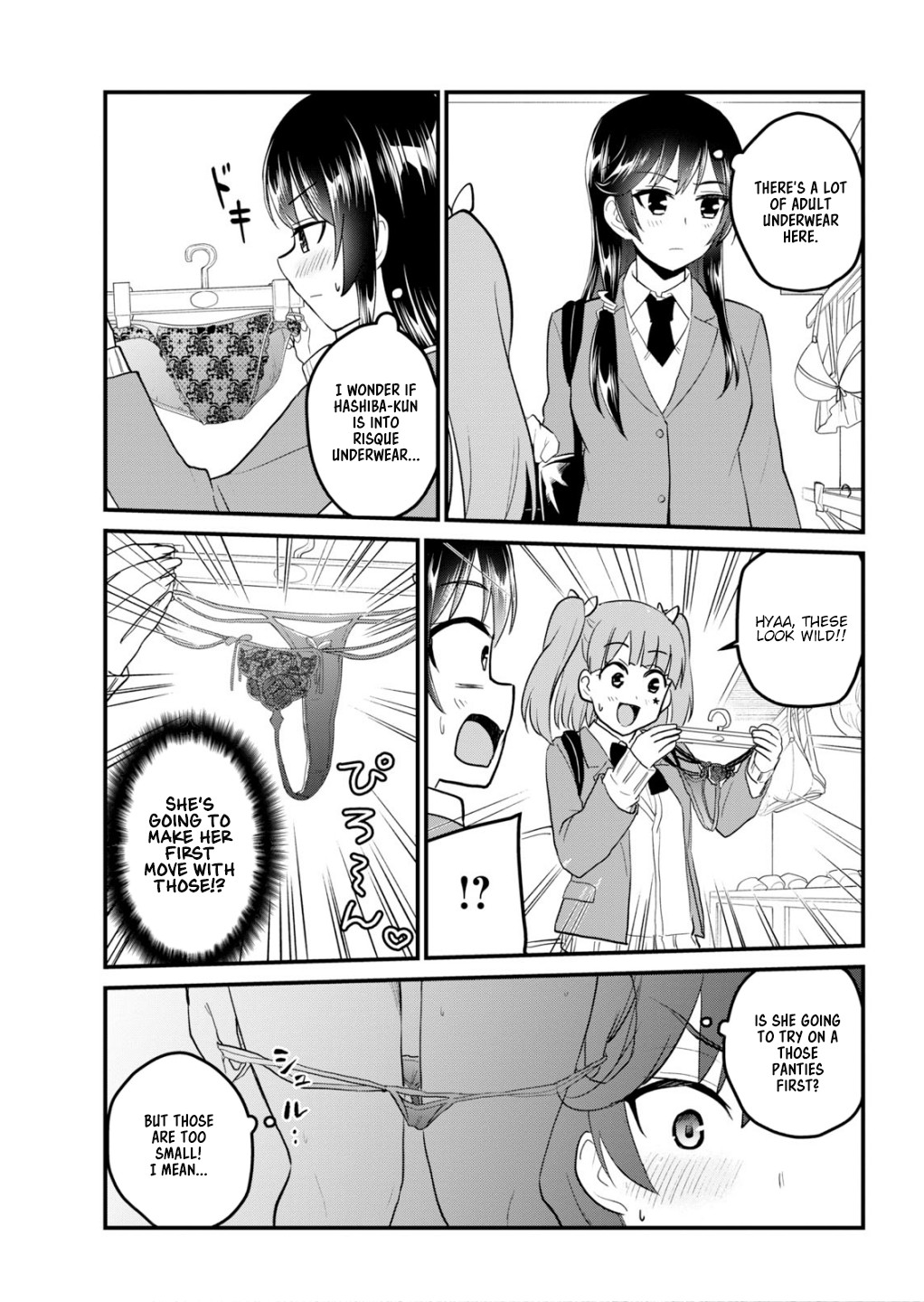 Hajimete no Gal Chapter 89 page 4 - Chapter 89: The First Underwear Choice