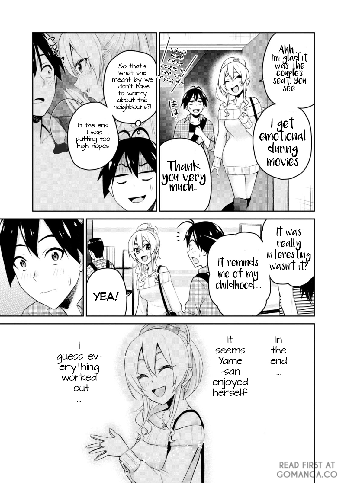 Hajimete no Gal Chapter 9 page 16 - Chapter 9: My First Movie