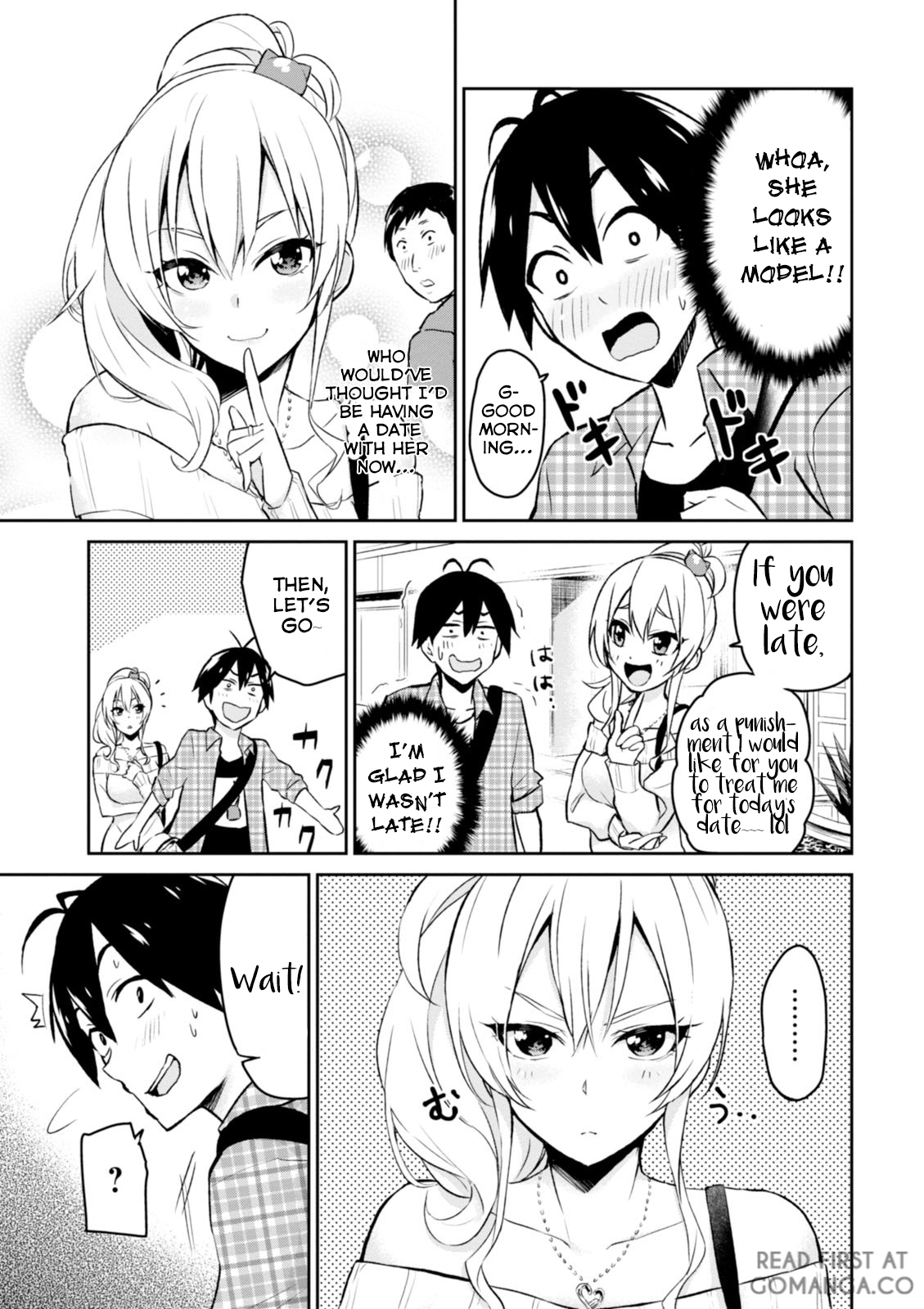 Hajimete no Gal Chapter 9 page 4 - Chapter 9: My First Movie
