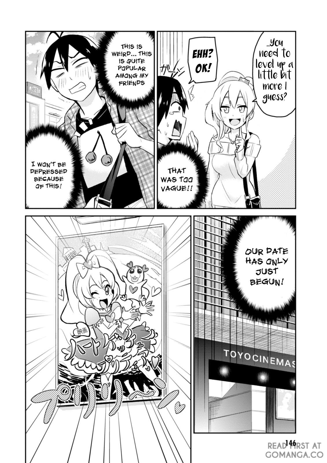 Hajimete no Gal Chapter 9 page 7 - Chapter 9: My First Movie