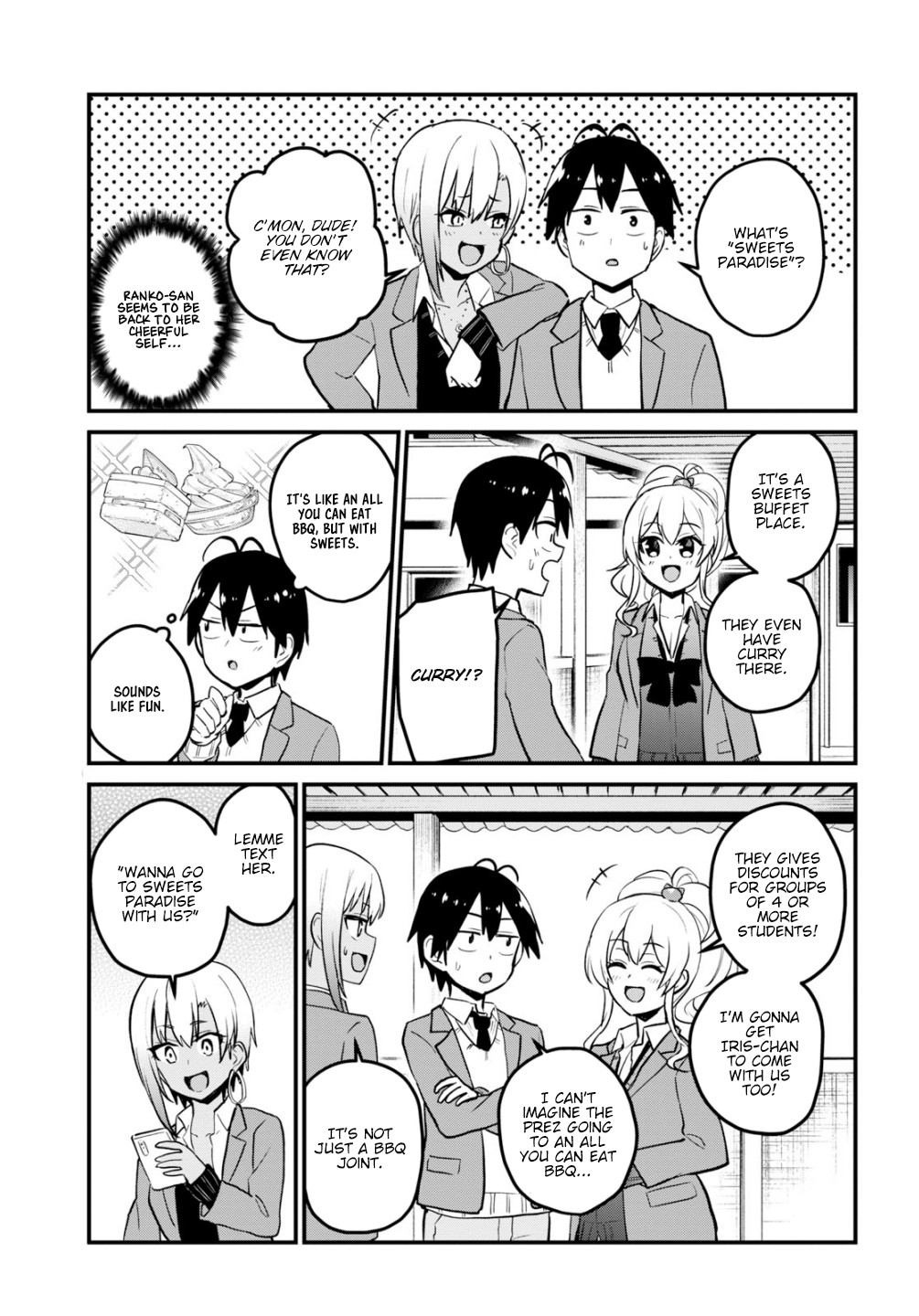 Hajimete no Gal Chapter 90 page 4 - Chapter 90: The First Sweets