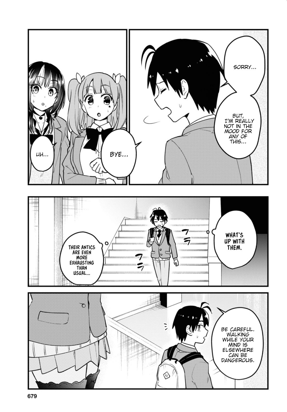 Hajimete no Gal Chapter 92 page 8 - Chapter 92: First Calm