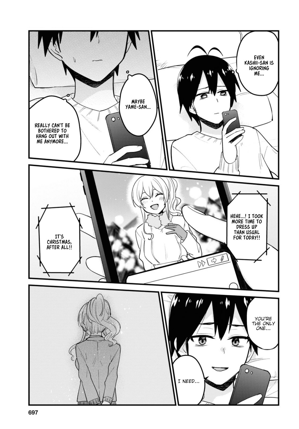Hajimete no Gal Chapter 93 page 12 - Chapter 93: First Collaborators