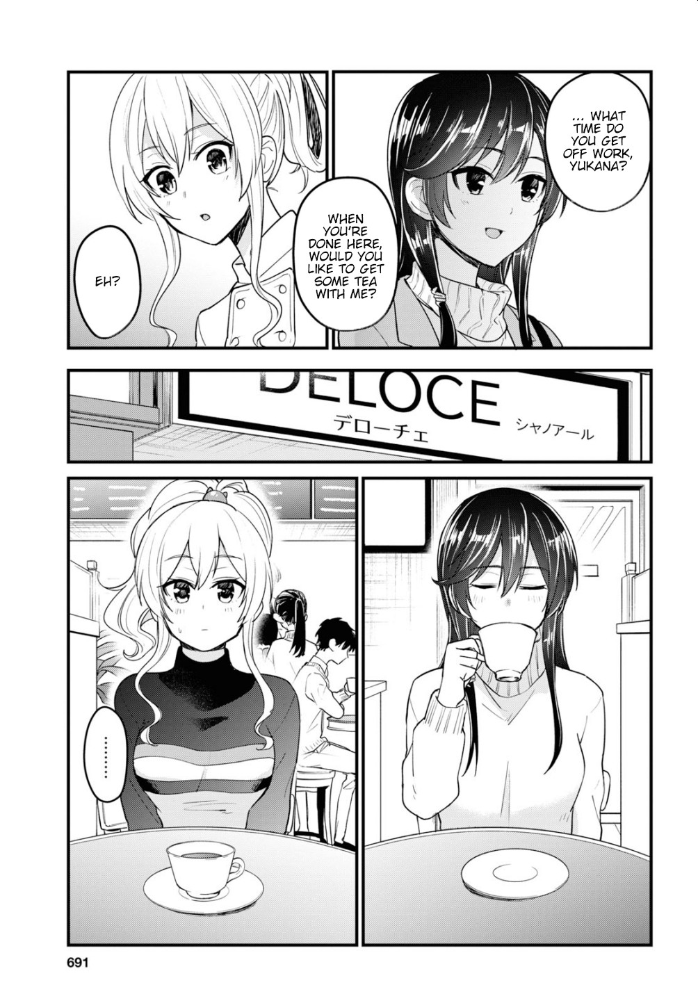 Hajimete no Gal Chapter 93 page 6 - Chapter 93: First Collaborators