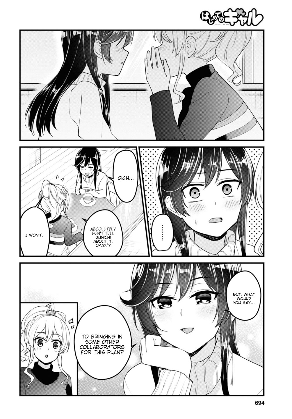 Hajimete no Gal Chapter 93 page 9 - Chapter 93: First Collaborators