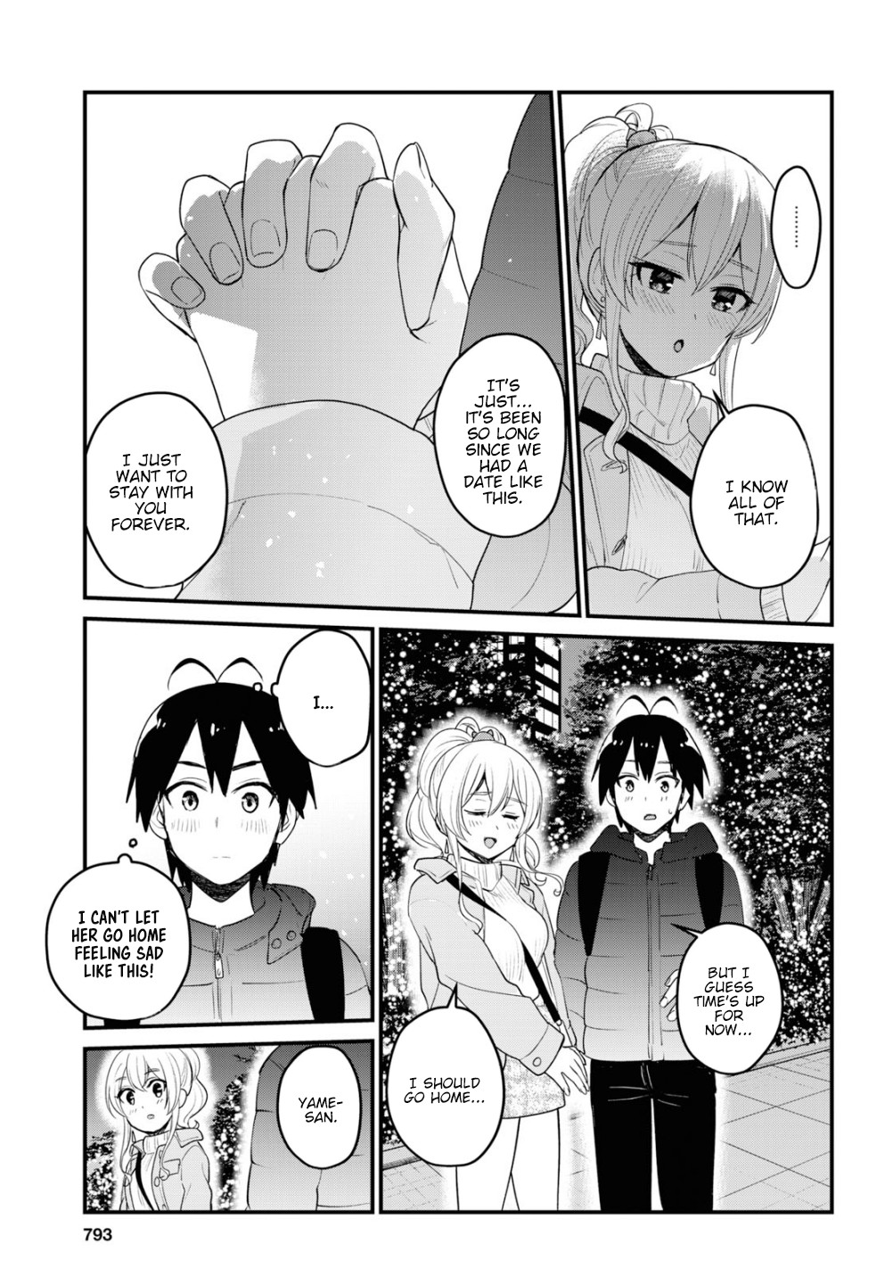Hajimete no Gal Chapter 96 page 12 - Chapter 96: The First Evening Date