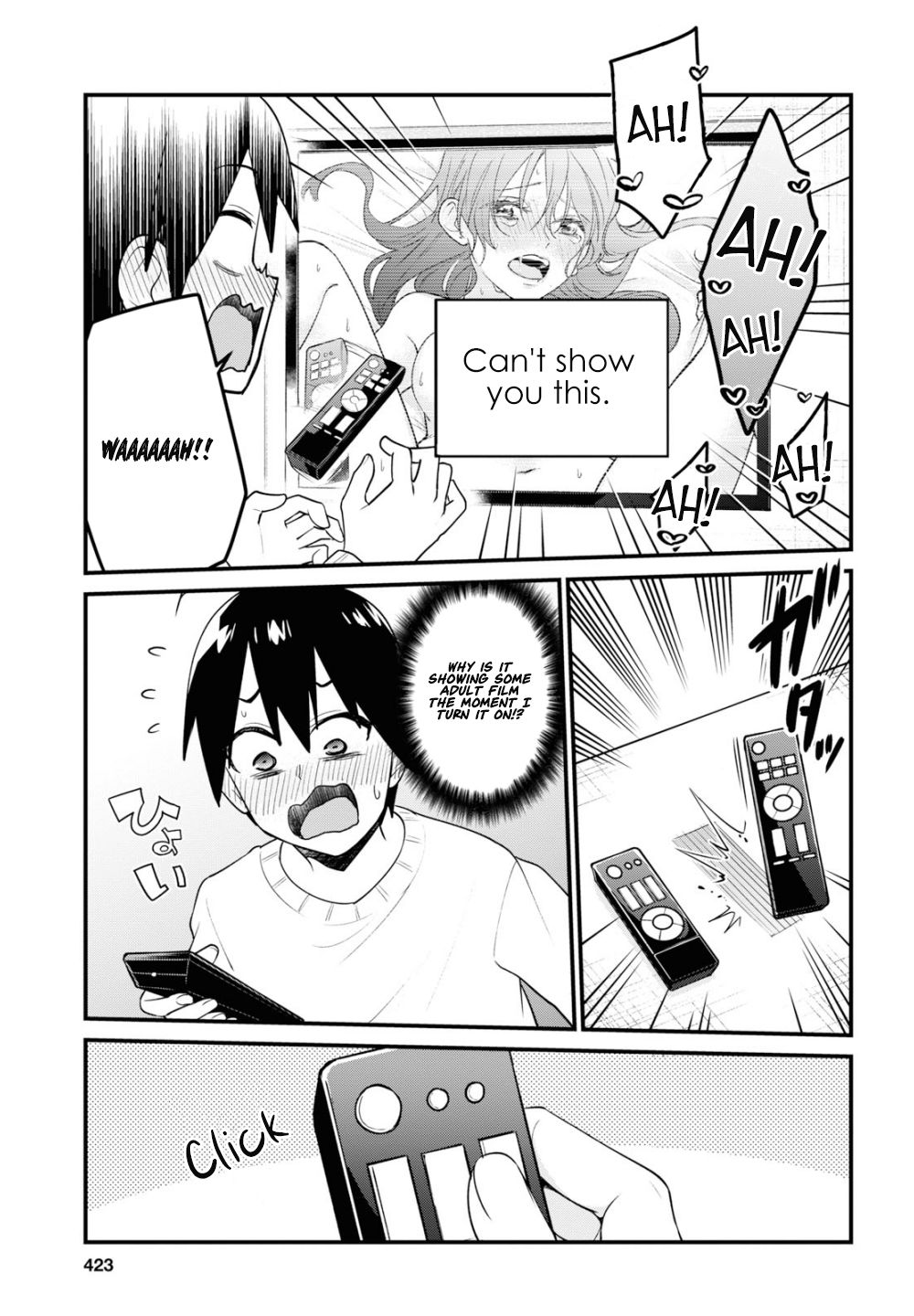 Hajimete no Gal Chapter 98 page 10 - Chapter 98: The First See-through Glass LEWD