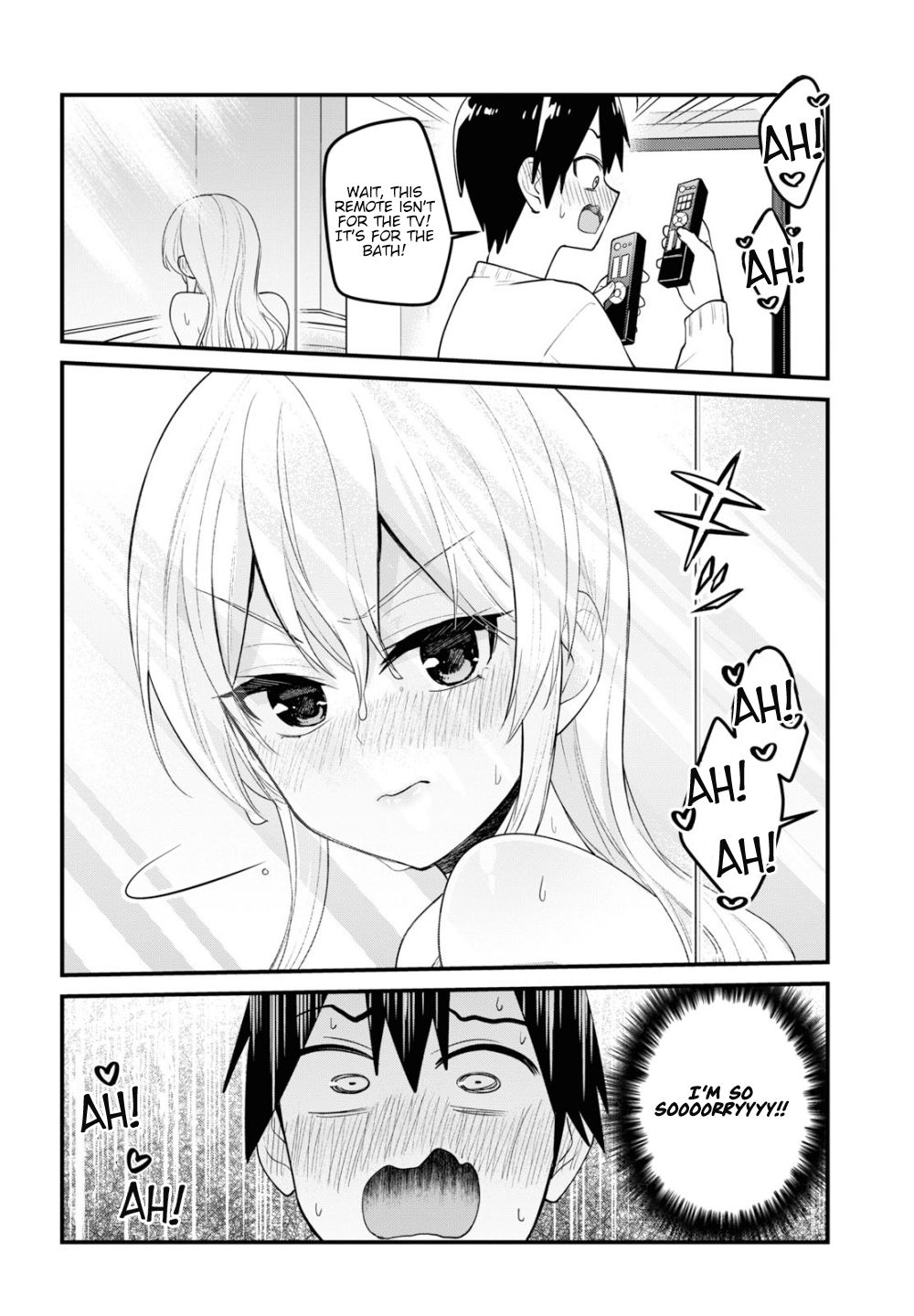 Hajimete no Gal Chapter 98 page 13 - Chapter 98: The First See-through Glass LEWD