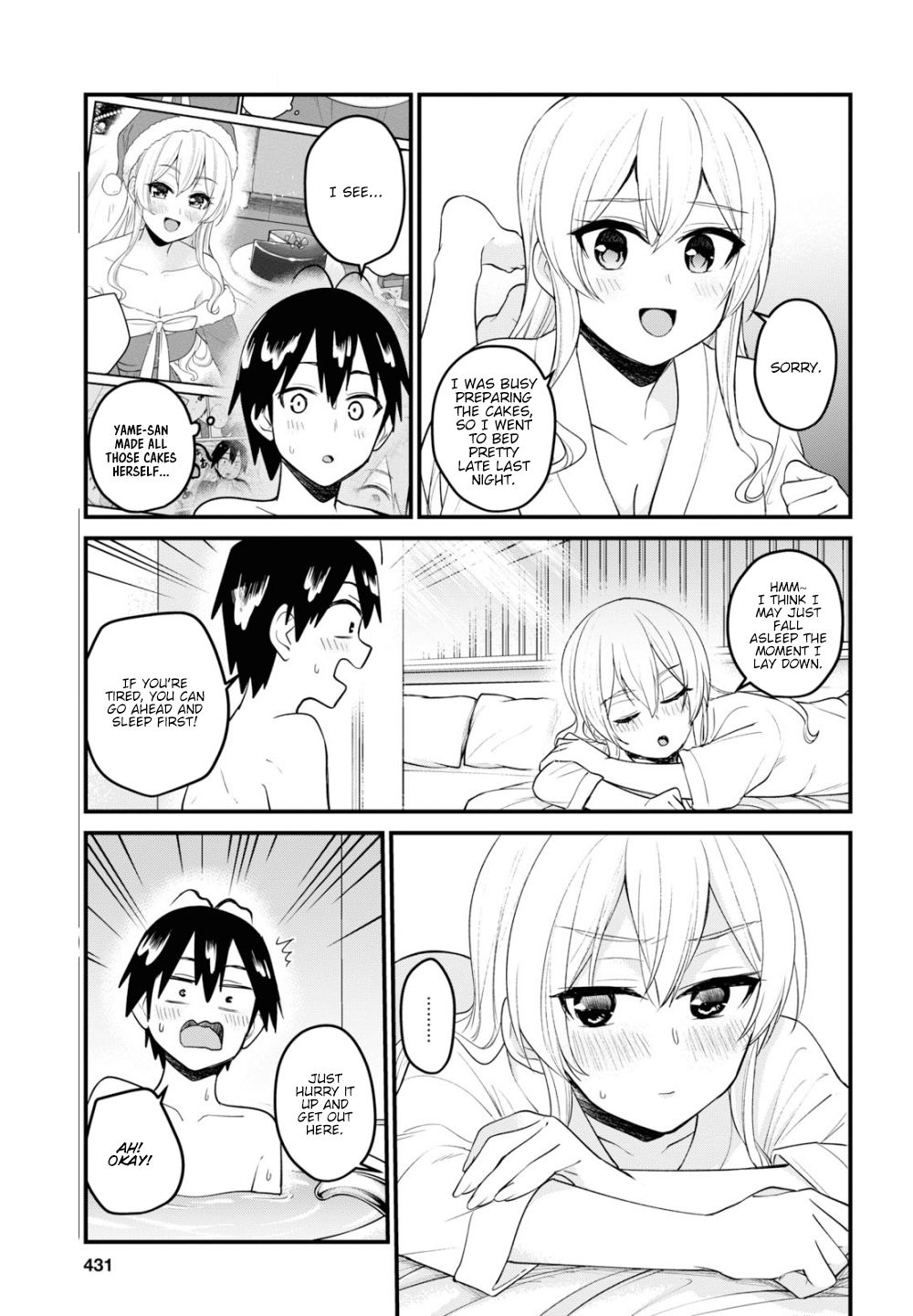 Hajimete no Gal Chapter 99 page 4 - Chapter 99: The First Massage