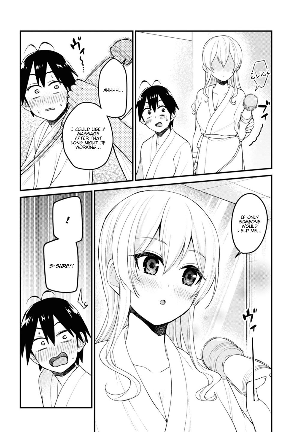 Hajimete no Gal Chapter 99 page 9 - Chapter 99: The First Massage